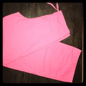 Pink scrub bottoms